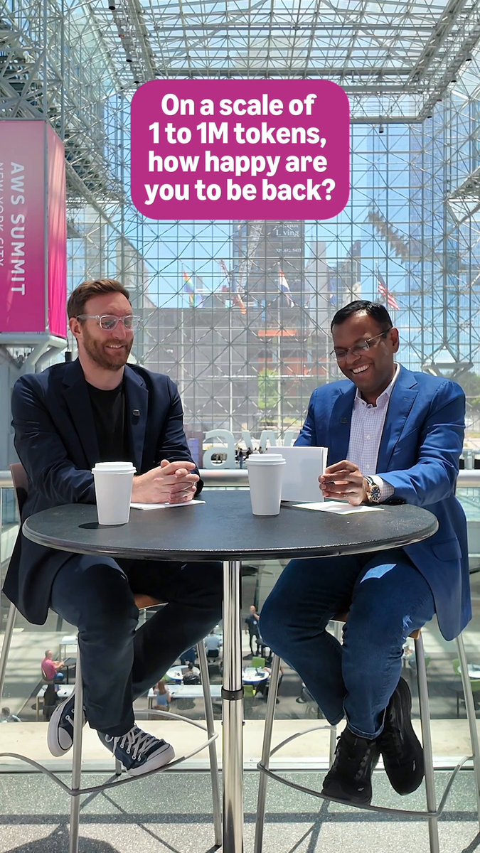 Matt Wood spent nearly 15 years helping build Amazon Web Services AI—including Amazon SageMaker and Amazon Bedrock. Now, he's back as AWS Chief AI and Technology Officer. Swami Sivasubramanian caught up with him to talk tokens, agents, Amazon Quick, and the state of AI. See how it went. ⬇️