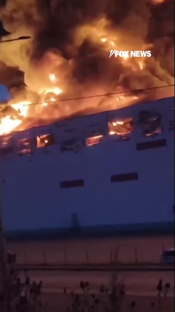 A Ukrainian drone strike set a warehouse belonging to Wildberries, an online retailer described as Russia's answer to Amazon, on fire, injuring one person, according to regional officials. The company said it evacuated workers and rerouted deliveries after the attack, while officials reported damage to other industrial sites and apartment buildings in the region. Ukrainian President Volodymyr Zelenskyy has repeatedly accused the company of providing Russian forces with drone components, navigation equipment, and other military components. The strike came as Russia launched overnight air attacks on Kyiv, killing one person, injuring 24 others and heavily damaging several neighborhoods in the Ukrainian capital.