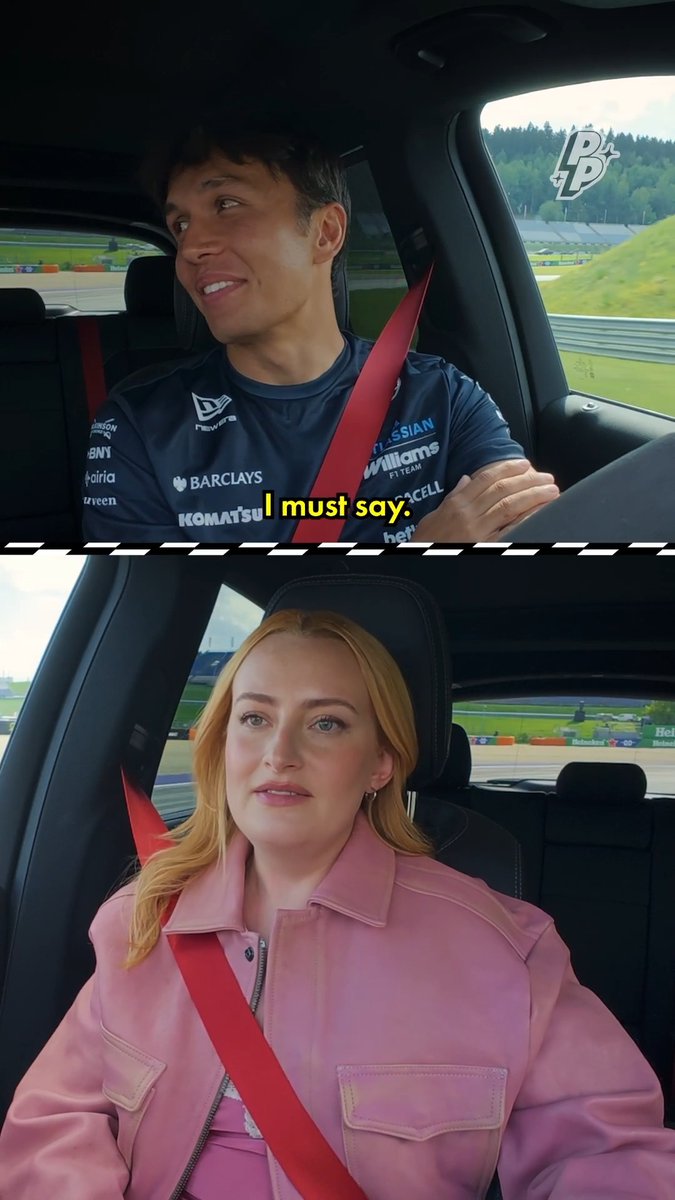 Having an F1 driver as your driving instructor is the ultimate flex... right? 😅 Watch Alex Albon on Series 2 Episode 3 of Amelia Dimoldenberg's Passenger Princess, out now on her YouTube channel! 📺 #F1