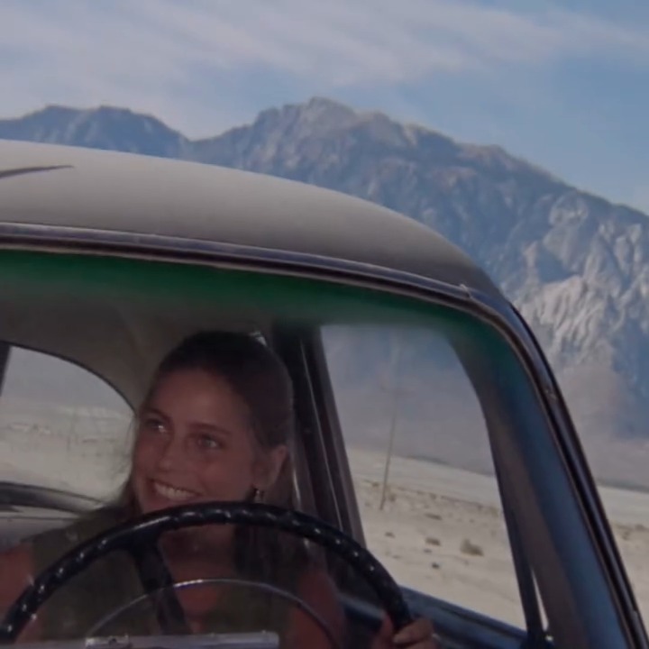 Now playing on the Criterion Channel: Michelangelo Antonioni's ZABRISKIE POINT (1970) in our Desert Trips collection! ❤️🔥 The Italian art-cinema titan delivered a jolt of jarring modernist abstraction to Hollywood with this startling journey into the 1960s counterculture, one of the most daring and polarizing films ever released by a major American studio.