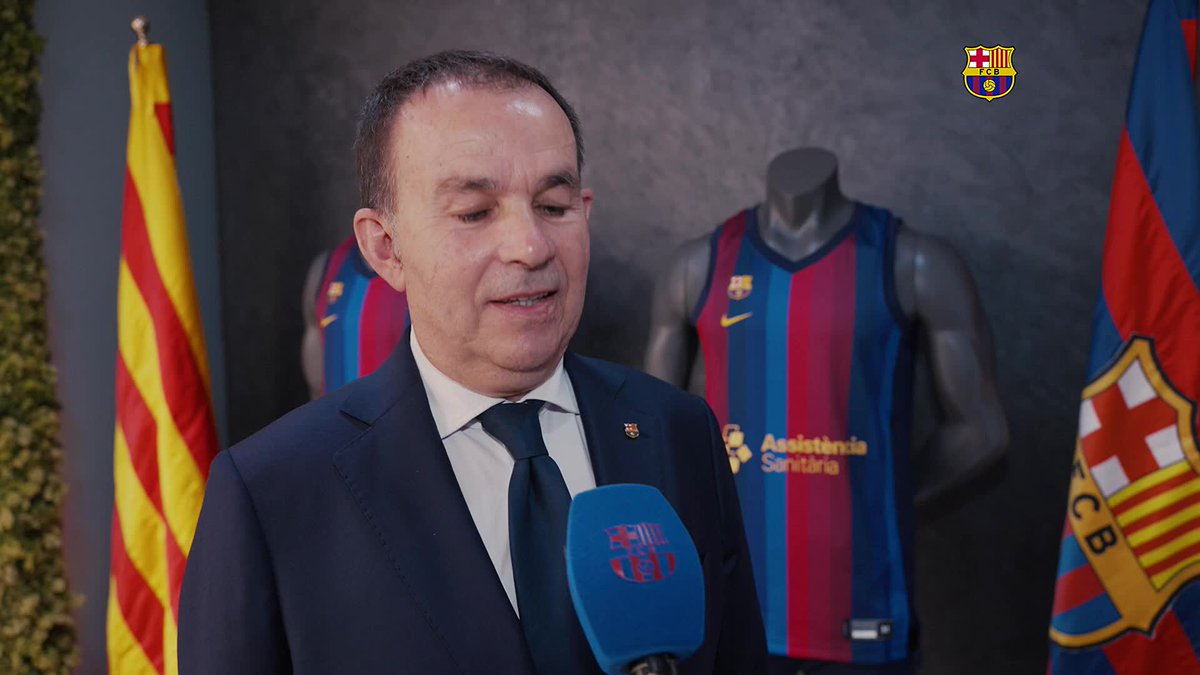 🔊 Les declaracions del directiu responsable de la secció de bàsquet, Sisco Pujol, el dia de la presentació d'Aleksander Sekulić “És una temporada important, la del centenari de la secció. Hi ha molts canvis i estem il·lusionats”