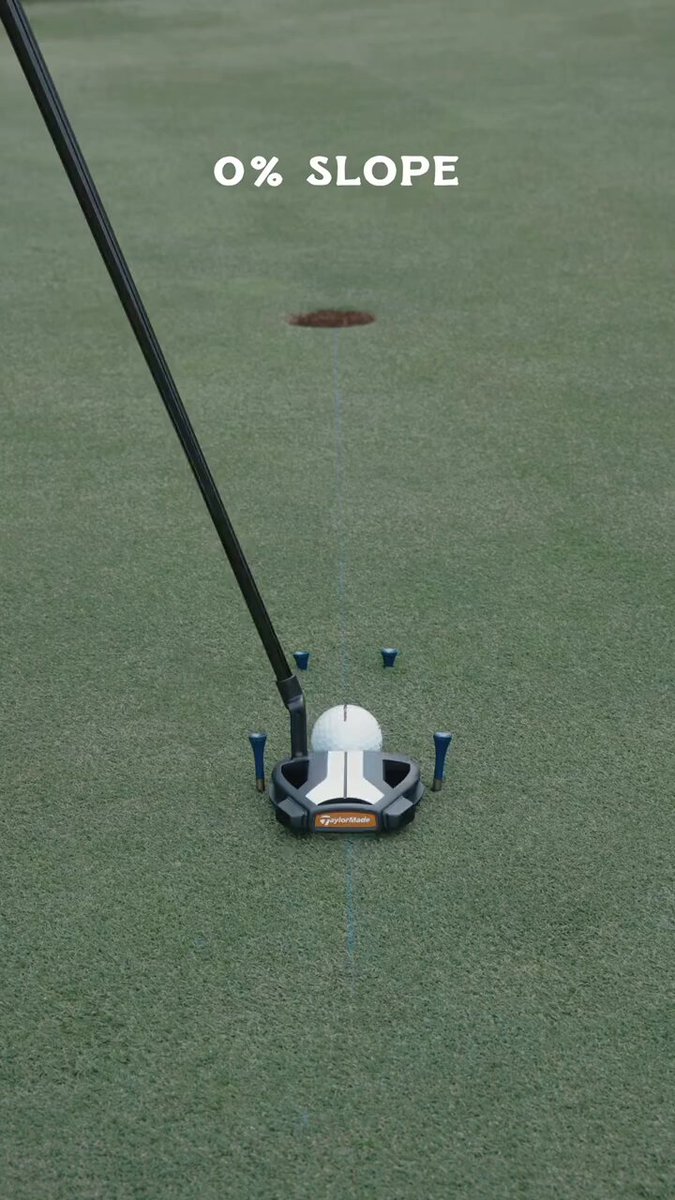 Adjust your aim point for 1% and 2% slopes to start sinking more breaking putts. 🏌️‍♂️📐