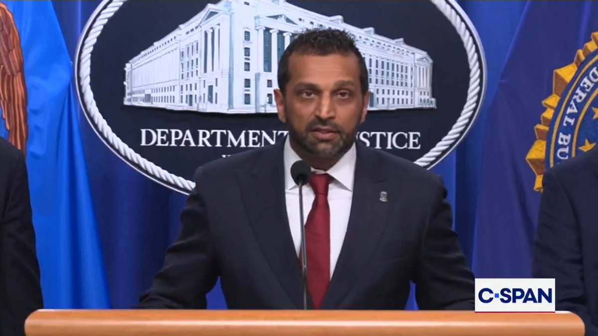 .FBI Director Kash Patel announces three individuals who were added to the Most Wanted List: "The funds they utilized and they scammed out of these call centers from senior citizens from across America totaled $400 million."
