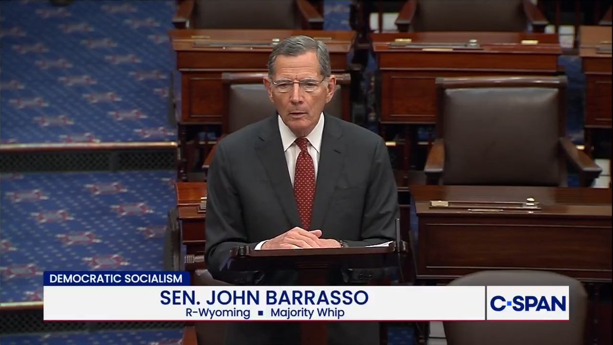 Majority Whip Sen. John Barrasso (R-WY) calls El-Sayed (D-MI)'s victory as extremist, dangerous and scary, and expresses support for Acting AG Todd Blanche's nomination, saying he is "clearly" the right man for the job.