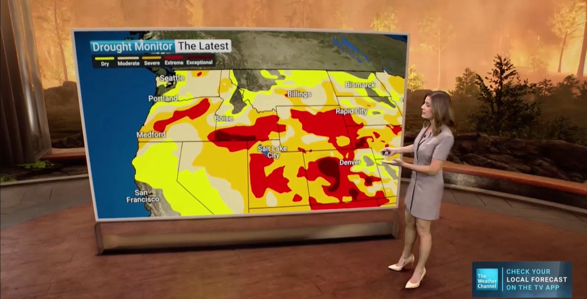 Hot, dry and gusty conditions continue to fuel dangerous wildfires across the West. With little to no rain in the forecast, winds are expected to build through the weekend and increase the risk of rapid fire spread. Meteorologist Jen Carfagno has the latest ⬇️