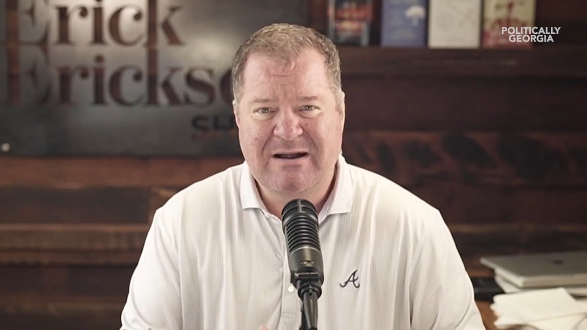 Conservative radio host Erick Erickson: Mike Collins… he's run the entire race as MAGA… He's wrapped himself around Donald Trump. He's not making a case to the suburban voters, and Jon Ossoff is.