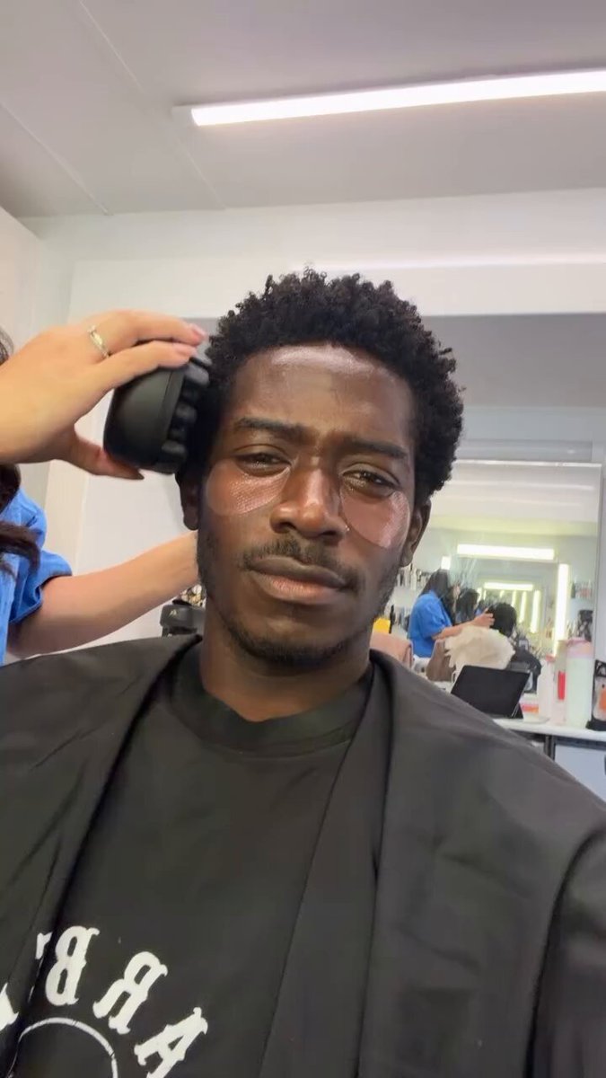 Damson Idris via Ig story as filming continues on his next project ‘The Lords’ Day’