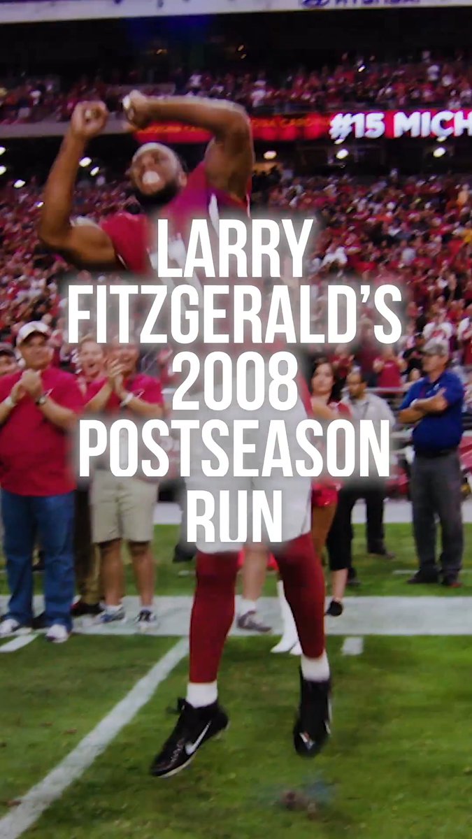 Legendary postseason performer 😤 Larry Fitzgerald Pro Football Hall of Fame Enshrinement -- Aug. 8 12pm ET on @NFLNetwork Stream on NFL+