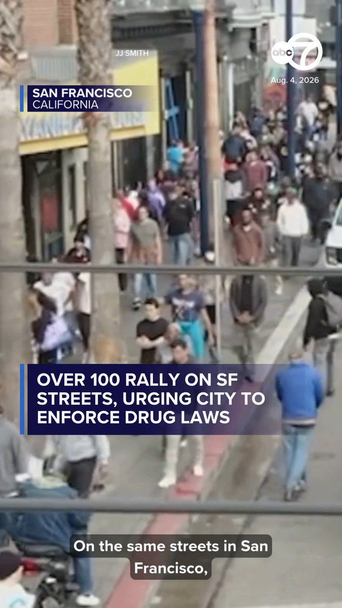 "The last time I checked, sleeping on the street, using drugs on the street is against the law, so I expect the law to be upheld." People in recovery, formerly incarcerated individuals and advocates gathered in San Francisco on Tuesday to call for stronger enforcement of laws related to public drug use and to urge city leaders to hold people accountable while expanding access to treatment.
