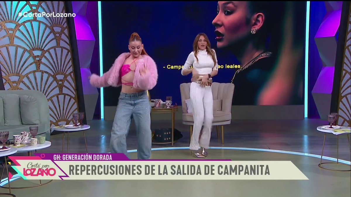SHOW TOTAL 🧚 ✨ Campanita irradia alegría en cada gesto y se animó a bailar con Vero 👏 #CortaPorLozano ahora en Telefe con VL 💚 🏳️‍🌈 🇦🇷