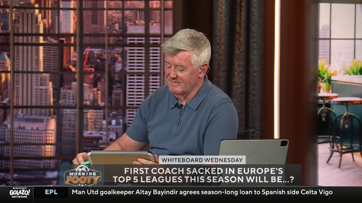Which European coach will be the first to be sacked this season? @Oeste, Michael Lahoud and Geoff Shreeves discuss who's on the hot seat entering 2026/27 🥵