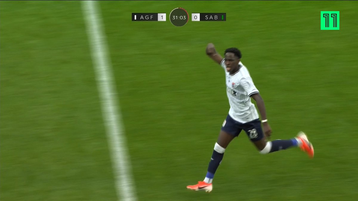 🇺🇬 𝐉𝐀𝐌𝐄𝐒 𝐁𝐎𝐆𝐄𝐑𝐄 (𝟏𝟖) scores his first official goal for 🇩🇰 Aarhus! GOLAZOOOOOOOO! 💥