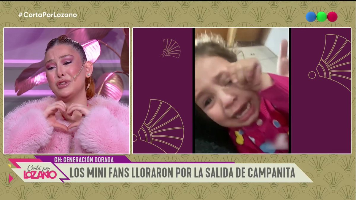 Los fans de Campanita que lloraron tras su salida 😭 #CortaPorLozano ahora en Telefe con VL 💚 🏳️‍🌈 🇦🇷