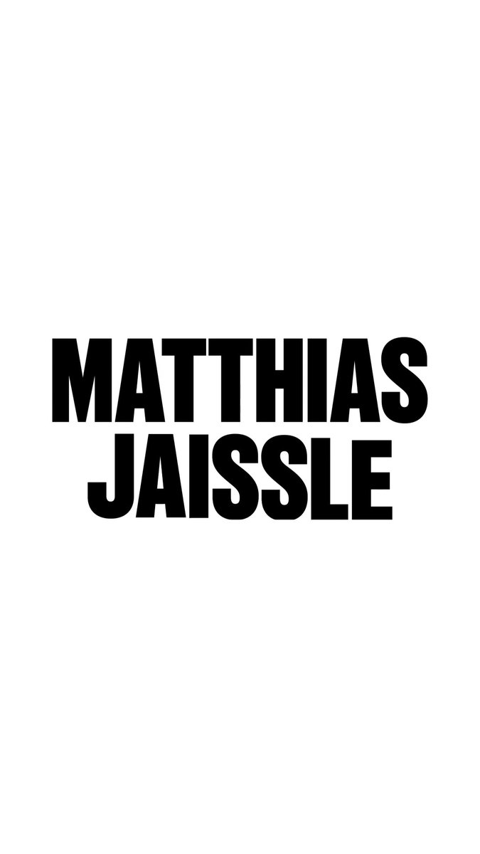 This is Matthias Jaissle ⚫️⚪️