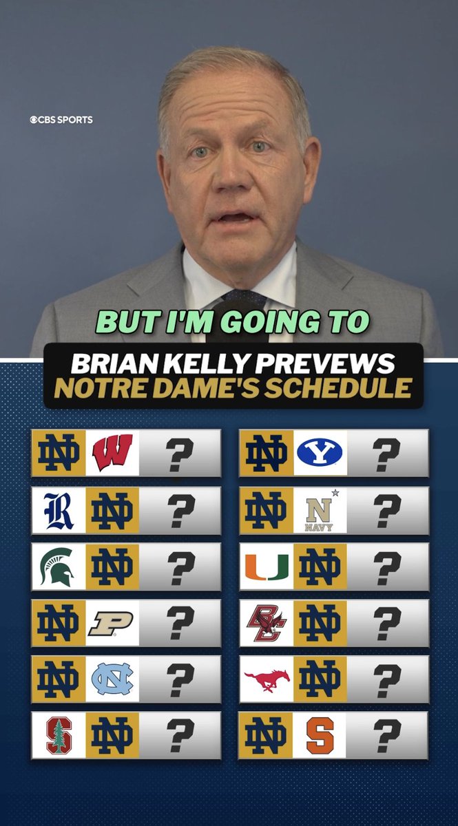 .Brian Kelly gives us a game-by-game look at Notre Dame's 2026 schedule. Do you agree with his predictions? 🔮
