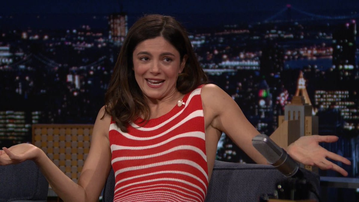 Monica Barbaro showcases her best New York accent 🤣 #FallonTonight