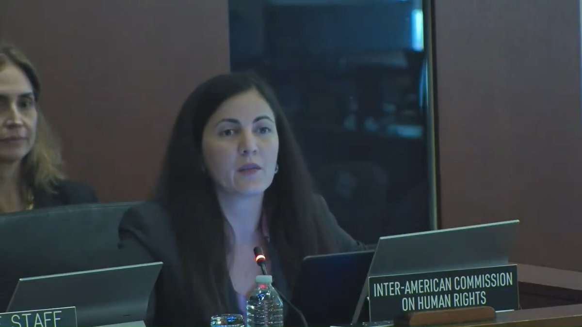 Presentación de la Comisionada Rosa María Payá, Relatora para #Nicaragua de la CIDH - IACHR, en la sesión del Consejo Permanente de la #OEA para considerar la situación en 🇳🇮 y la convocatoria de una Reunión de Consulta de Ministros de Relaciones Exteriores.