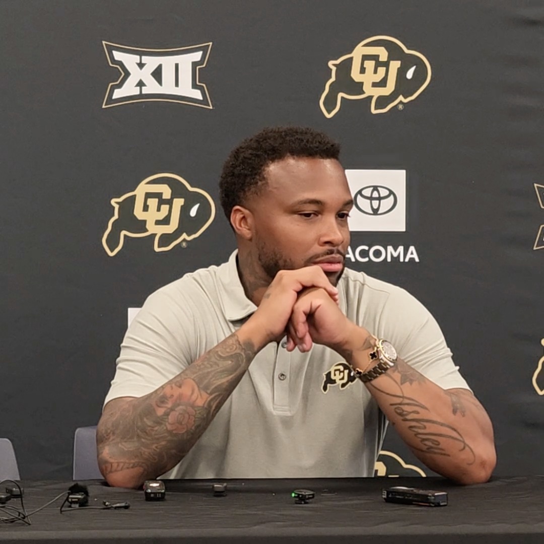 Brennan Marion on the social media narrative that Colorado is small: “As the kids would say, pull up... At some point you gotta spot the ball and see.”