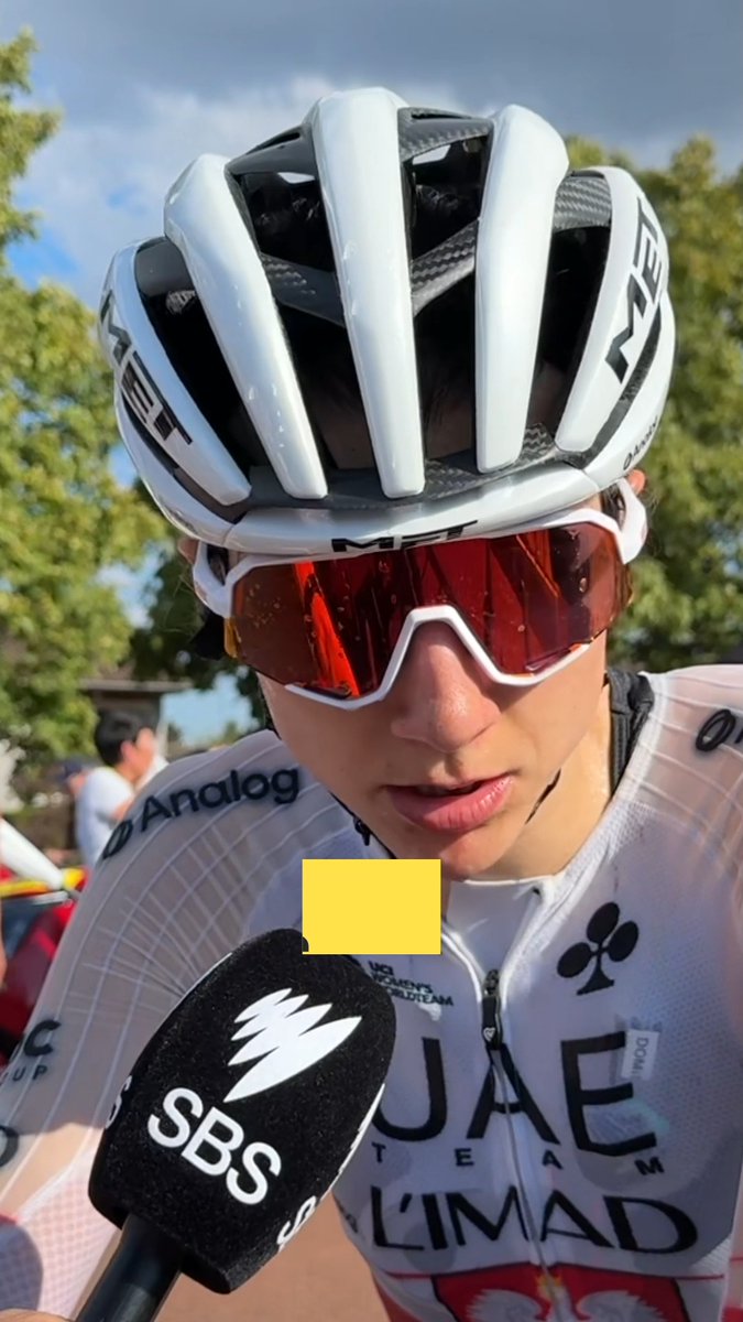 Sí antes fue Longo Borghini, ahora es Dominika Wlodarczyk la que manifiesta que son los periodistas los que hacen un drama sobre UAE Team L'Imad #TDFF2026 #UCIWWT