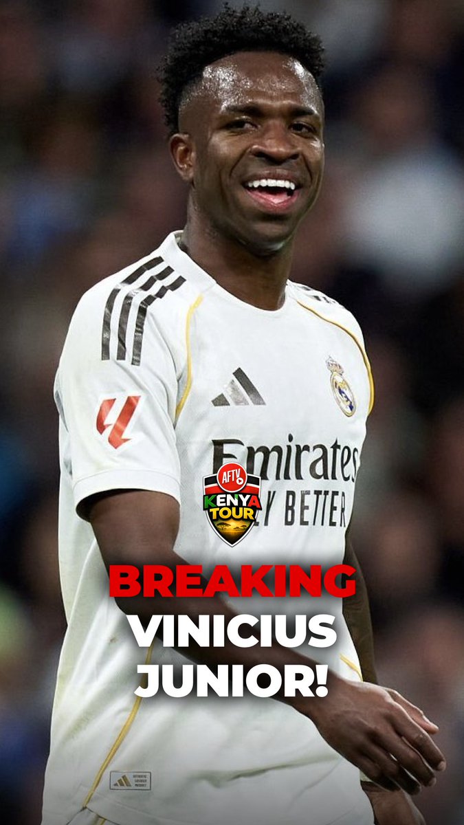 Vinícius Jr’s future takes a twist as Madrid improve their offer and push for a renewal. Could Arsenal miss out on the Brazilian star? 🤔🔴 Thank you to KC.sports for powering the AFTV Victory Tour in Kenya, with the support of Serena Hotels-Africa, 82 Sports, and Zetech University! 🇰🇪🙌 #AFTVKenya #ad #AFTV
