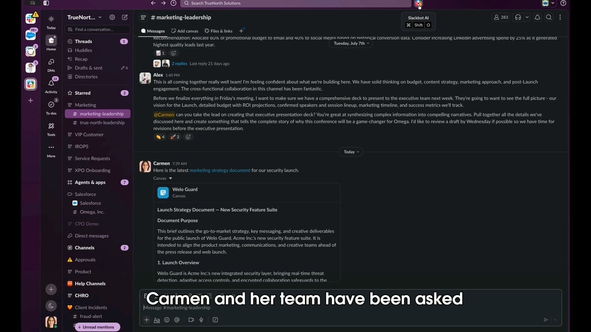 What if your entire workforce could use AI like an expert? Now they can. We just launched Slackbot Surfaces, Slides, Code Execution, and Image Generation — making AI fluency the default for every employee, not just the technical few. Learn more: