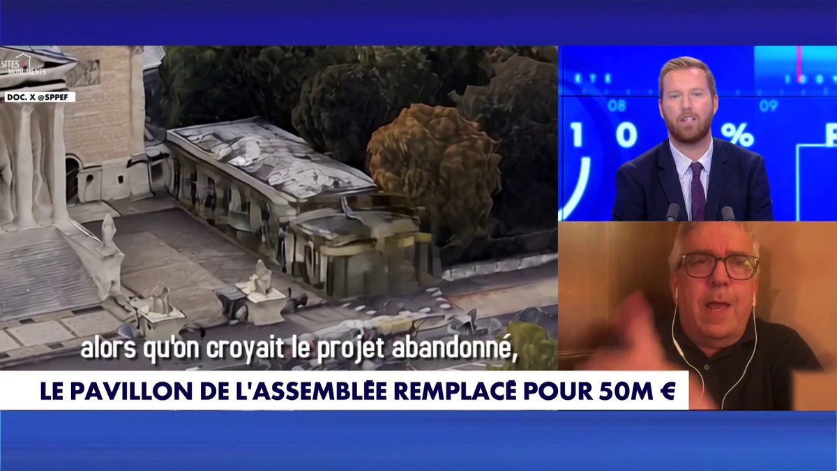 Vive débat entre la journaliste Catherine Rambert et l'historien de l'art Didier Rykner au sujet du projet de pavillon de verre de l'Assemblée nationale. #100%PolitiqueEte Toute l'info est à retrouver sur