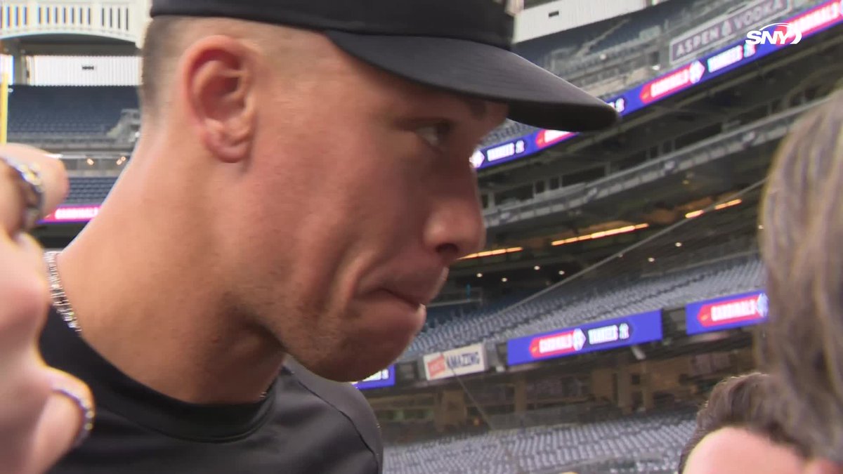 Aaron Judge says that George Lombard Jr.'s debut was "incredible" "I'm glad he's up here doing his thing."