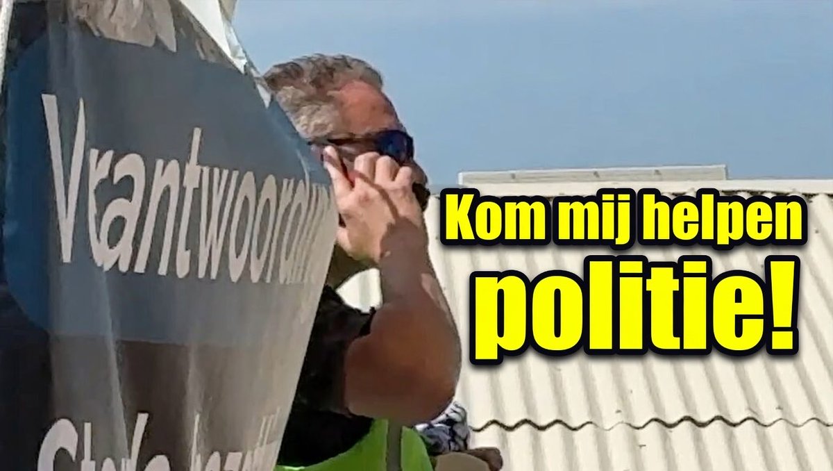 In een poging om buiten beeld te blijven op Scheveningen, belde actiecoördinator Martijn Rijnbeek de politie vanwege een camera bij z'n openbare 'Plant een Olijfboom'-protest. Het resultaat: twee agentes moesten ter plaatse constateren wat een Senior Gerechtsjurist (strafrecht) bij Rechtbank Oost-Brabant zelf behoort te weten: filmen op de openbare weg tijdens een manifestatie is 100% legaal. Politiecapaciteit inzetten tegen legitieme persvrijheid en nieuwsgaring. Bizarre vertoning voor een strafrechtspecialist.