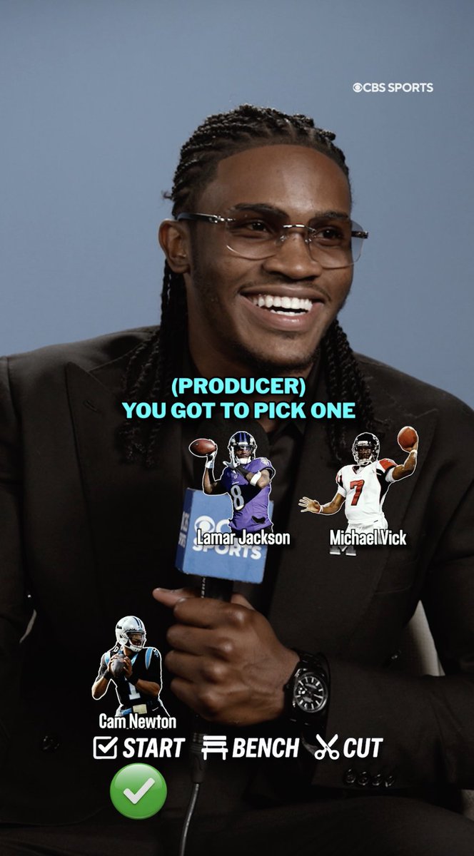 We put Bryce Underwood, Jayden Maiava, and Demond Williams Jr. under some pressure 👀 Start/Bench/Cut: Prime Cam Newton, Prime Lamar Jackson, and Prime Michael Vick