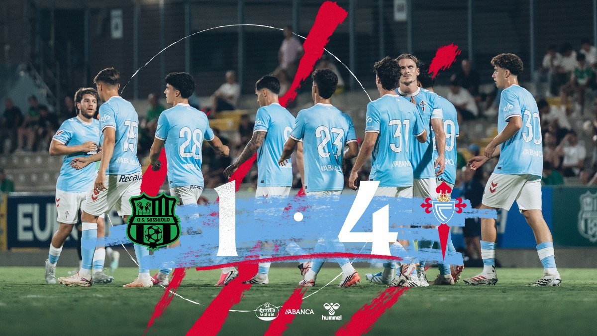 Sassuolo vs Celta (1-4) | Resumo e goles 👀 Gran goleada no primeiro amigable italiano desta semana. Goza aquí das mellores xogadas do encontro 👇