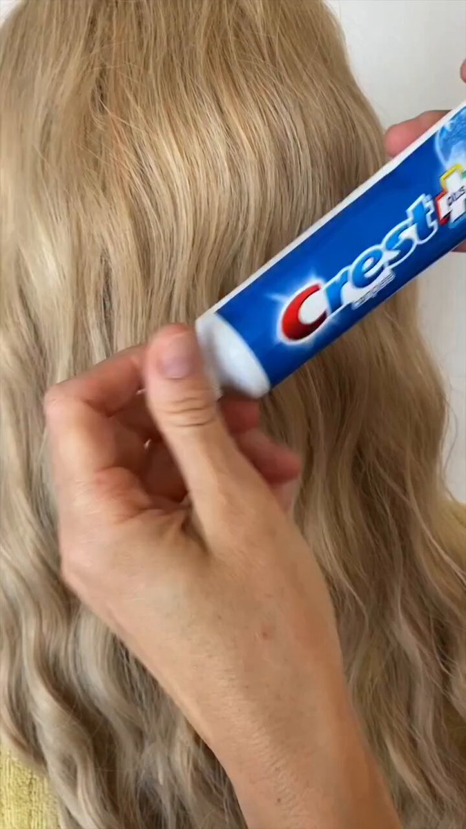 Wait… Did Toothpaste Change Her Hair Color?