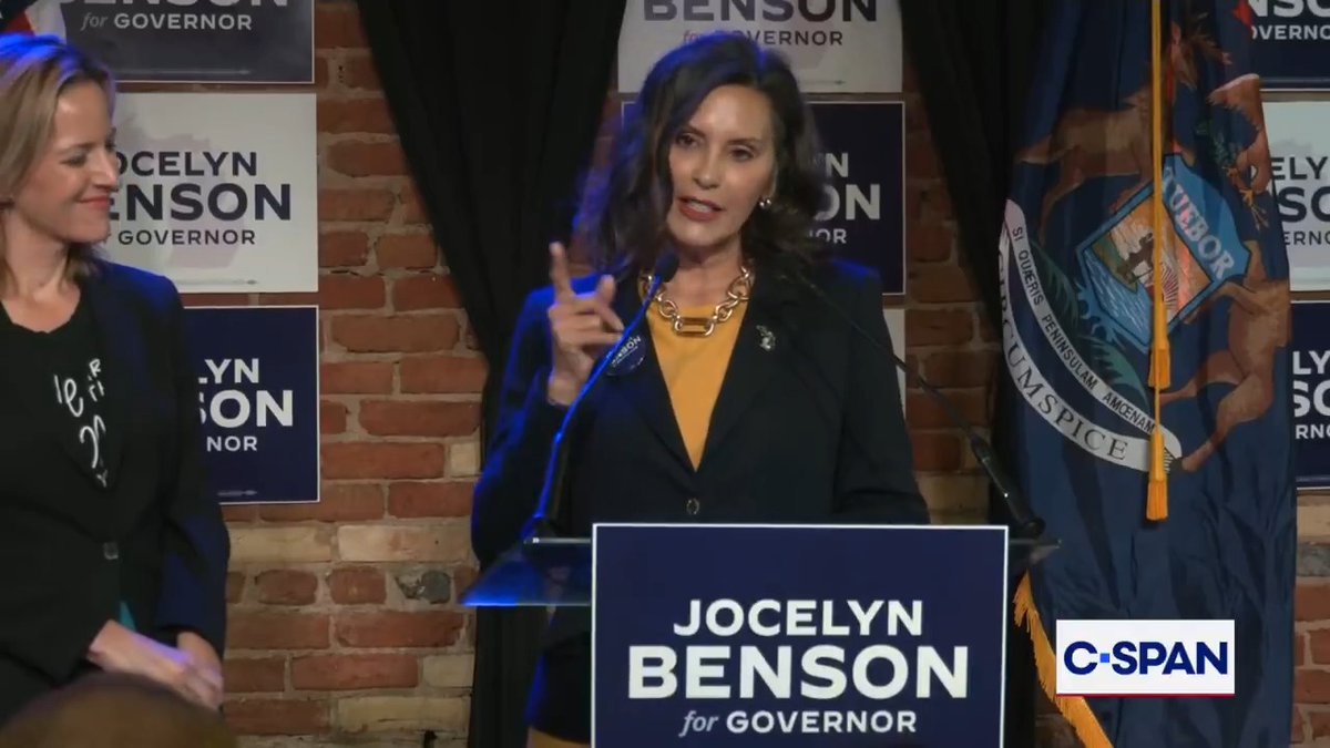 .Governor Gretchen Whitmer (D-MI) on John James, who won the Michigan GOP nomination for governor: "John James is like a fancy sports car in a Michigan winter...but the second there's slush on the road, no help at all."