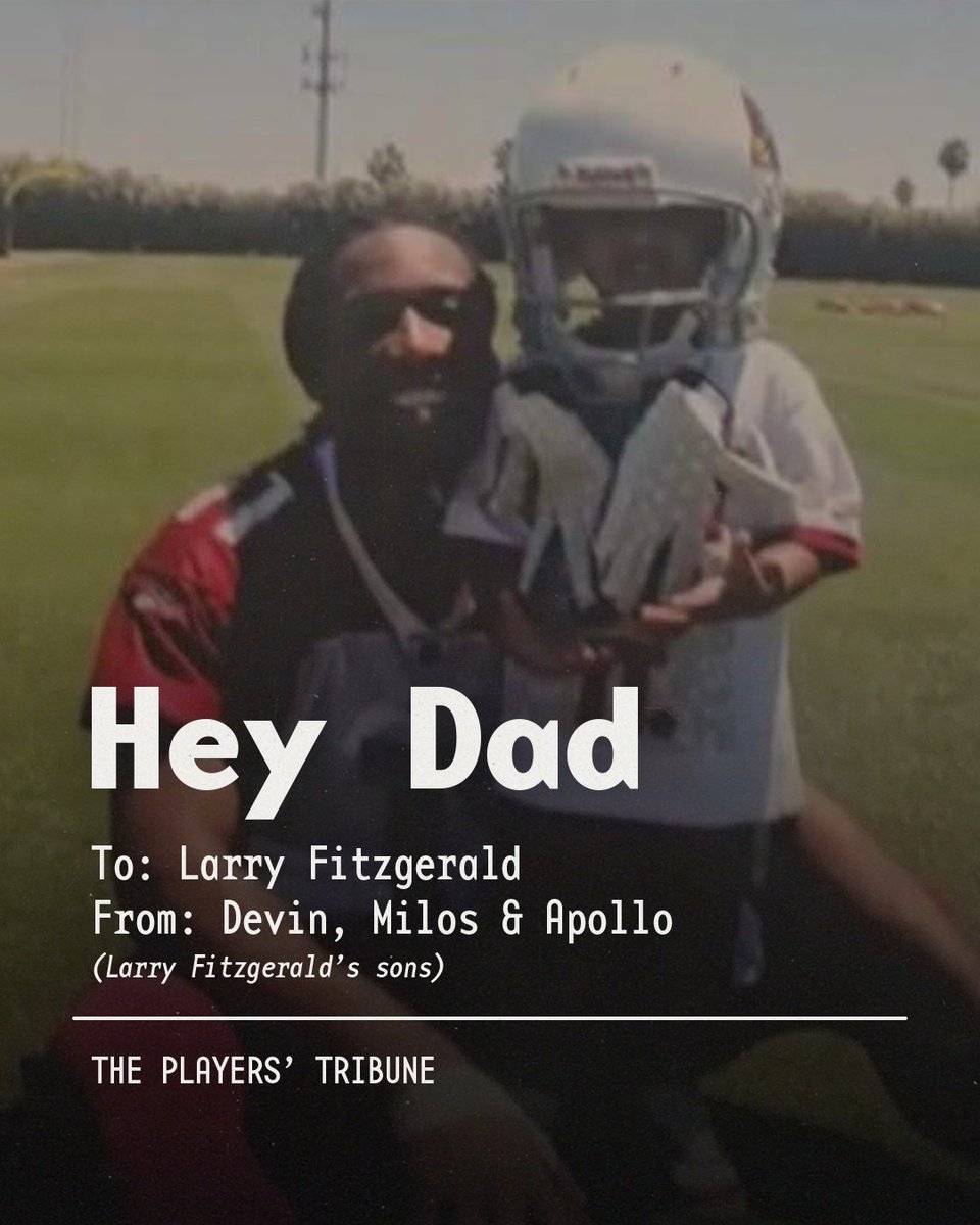 “The Hall of Fame is the highest honor this game can give somebody, but you've already been my Hall of Famer for a long time. You earned this, Dad.” This weekend, legendary Arizona Cardinals WR Larry Fitzgerald will be inducted in the Hall of Fame. His sons leave their dad touching tributes ahead of the big day.