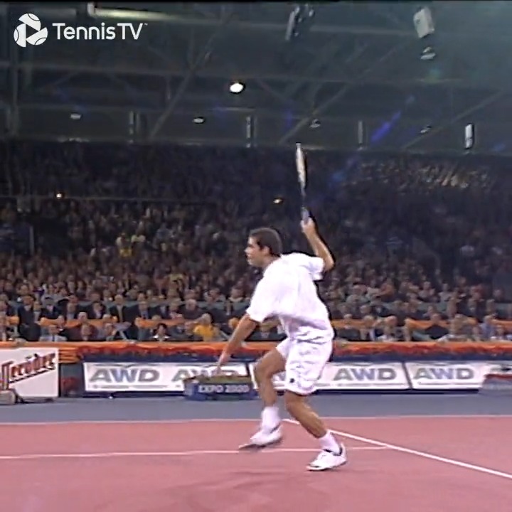 Sampras was Insane...He played like he never had a second serve.. Incredible Fast court player !!!