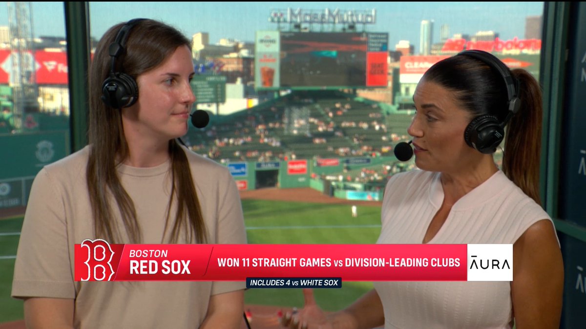 "There's no reason that this team can't win the division." 👀 Guys up and down the lineup are making contributions to this #RedSox team, and there's no telling what else is in store 🔥