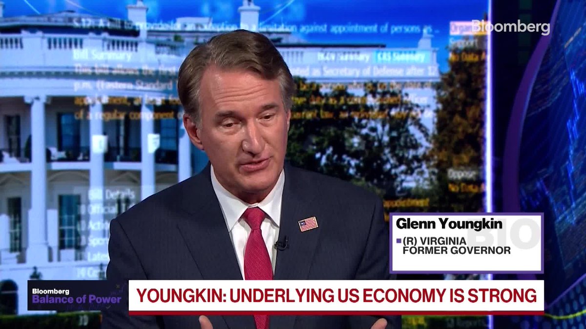 Former Virginia Gov. Glenn Youngkin tells Kailey Leinz and @jmathieureports the data center debate needs to take place "at the local level"