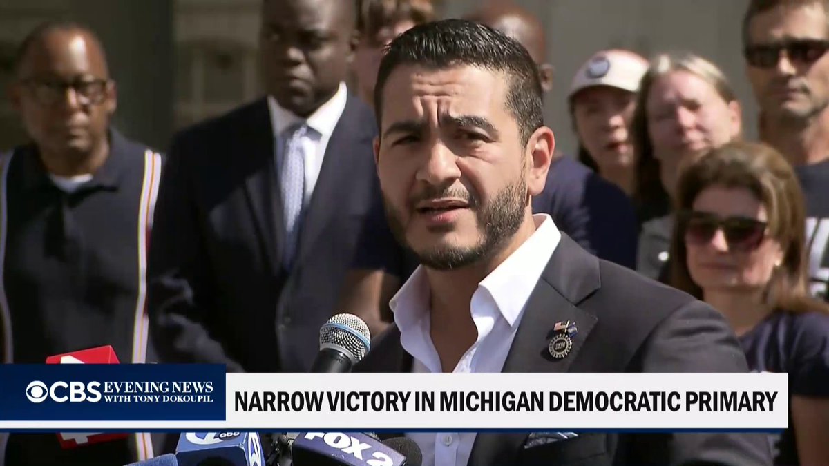 Former health official Abdul El-Sayed defeated Rep. Haley Stevens in the Democratic Senate primary in Michigan, CBS News projects. The 41-year-old is set to take on former Rep. Mike Rogers in November. Ed O'Keefe reports.