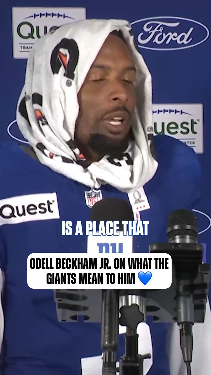 "All I ever wanted to do was win a championship for the New York Giants."