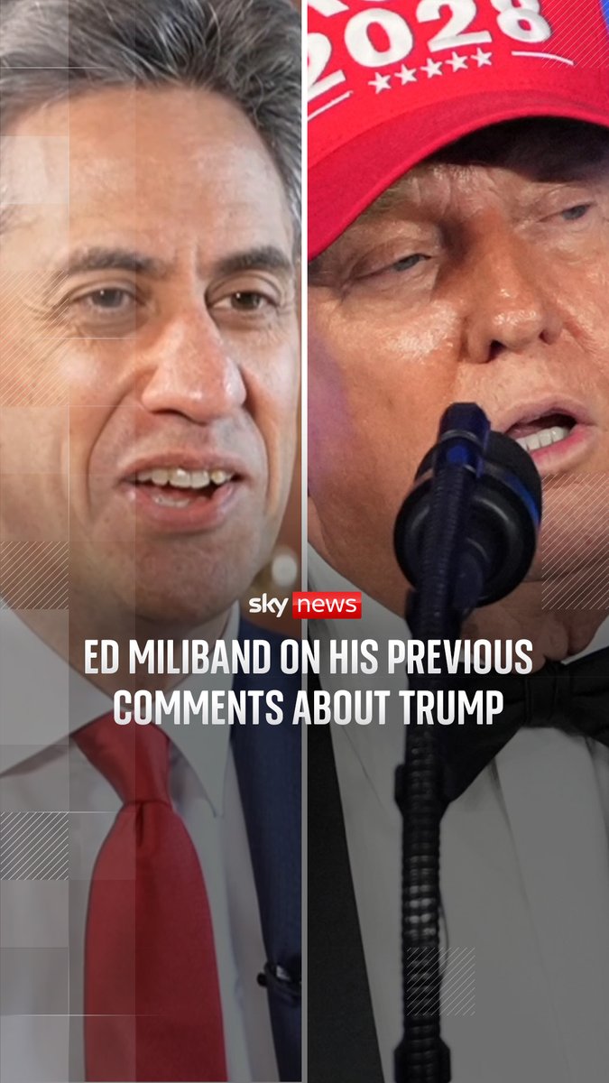Ed Miliband once called Donald Trump an 'idiot, a racist and a misogynist', but says his comments "didn't come up" in a meeting with U.S. Secretary of State Marco Rubio. Miliband is on his first visit to the U.S. as Foreign Secretary.