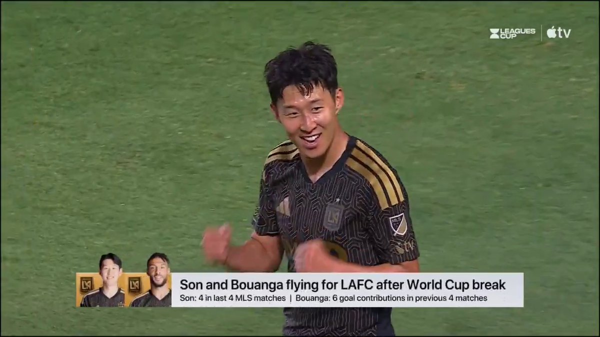 Son & Bouanga are back to their best. 🔥 LAFC & their dynamic duo host Chivas tonight at 10:30pm ET. 📺 Apple TV: