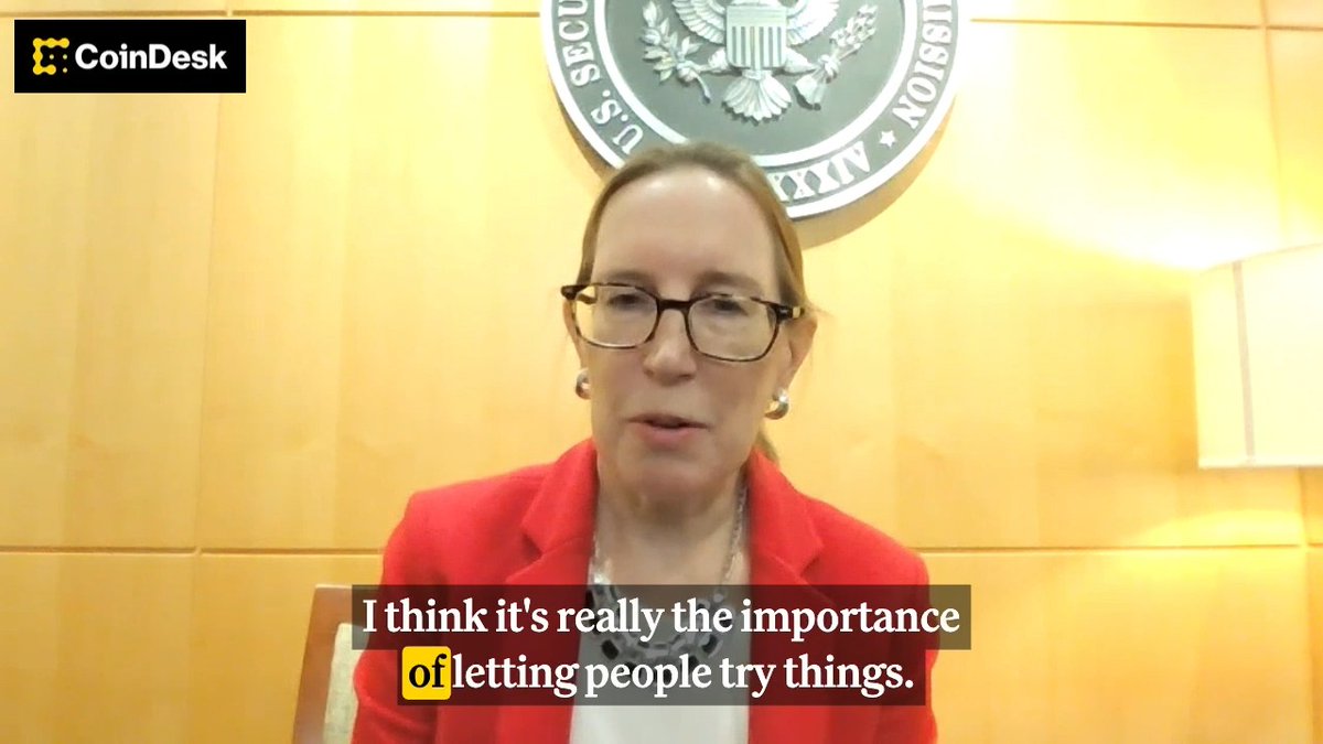What legacy does departing SEC Commissioner Hester Peirce hope to leave behind? Peirce says it's championing the freedom to try, fail and try again, arguing America's growing risk aversion conflicts with its founding principles of liberty.