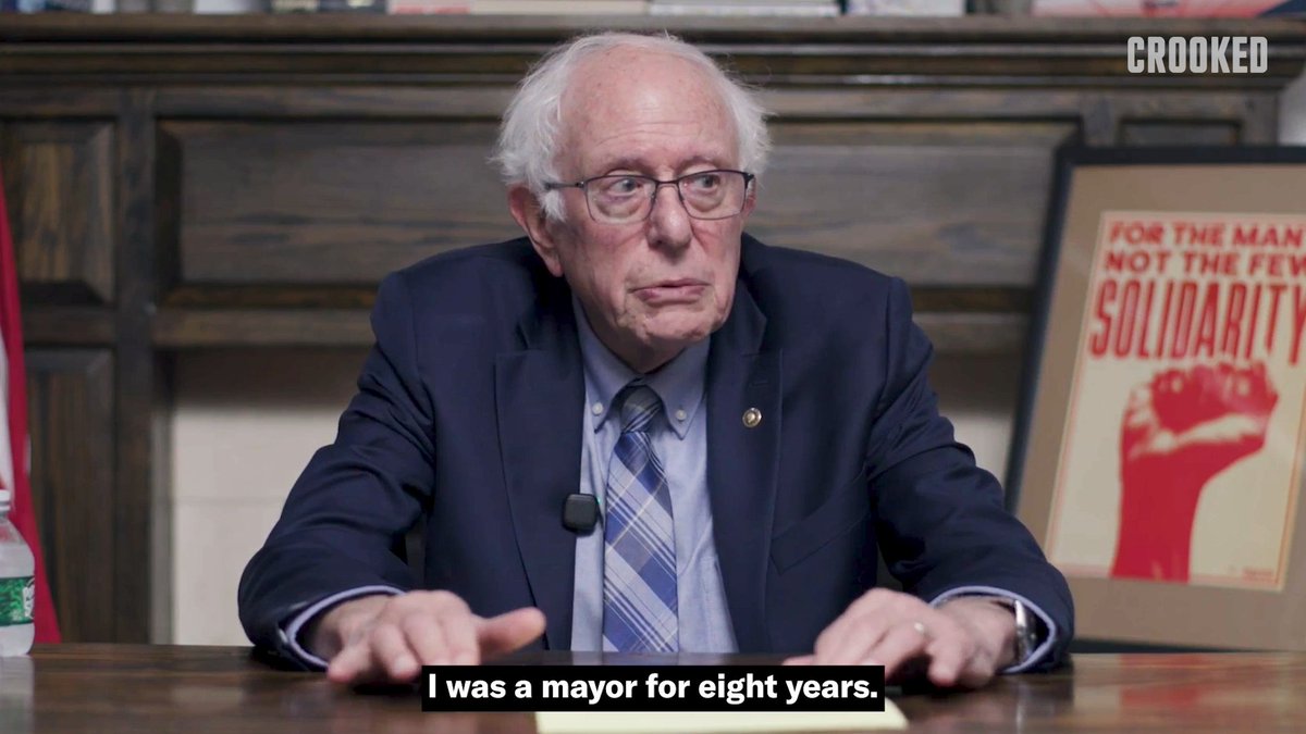 Bernie on DSA candidates who’ve supported abolishing/defunding police/prisons/borders: “No serious person I know who is running for office believes in defunding the police” “Open borders? No”