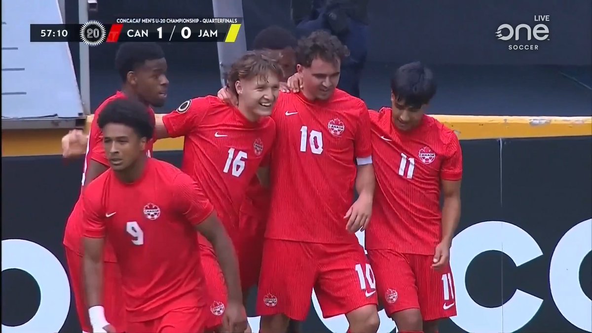 GOLAZO 🇨🇦 LIAM MACKENZIE gives the CanMNT U-20s a 1-0 lead over Jamaica 🇯🇲 with this bit of individual BRILLIANCE ✨ #CanM20 | #VWFC