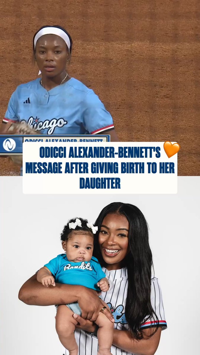 "Motherhood doesn't end your dreams." 🧡 Odicci Alexander-Bennett competed last summer while pregnant and returned for the 2026 season after having her daughter, Halo. a true inspiration to us all 🥹