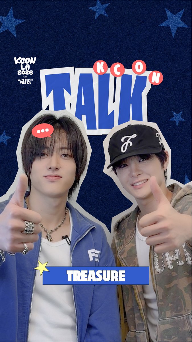 [#KCONLA2026] #TREASURE KCON TALK TREASURE MAKER, ENERGY CHECK. YOU IN?!🔥 - 𝐆𝐄𝐓 𝐘𝐎𝐔𝐑 𝐓𝐈𝐂𝐊𝐄𝐓 𝐍𝐎𝐖! 🎟️ 🔗Ticket Info - KCON LA 2026 AUG 14-16 Arena, LA Convention Center Let’s #KCON