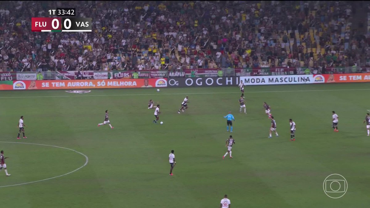 O GOLAÇO de Brenner! Fluminense 0x1 Vasco! 🎥 TV Globo | ge