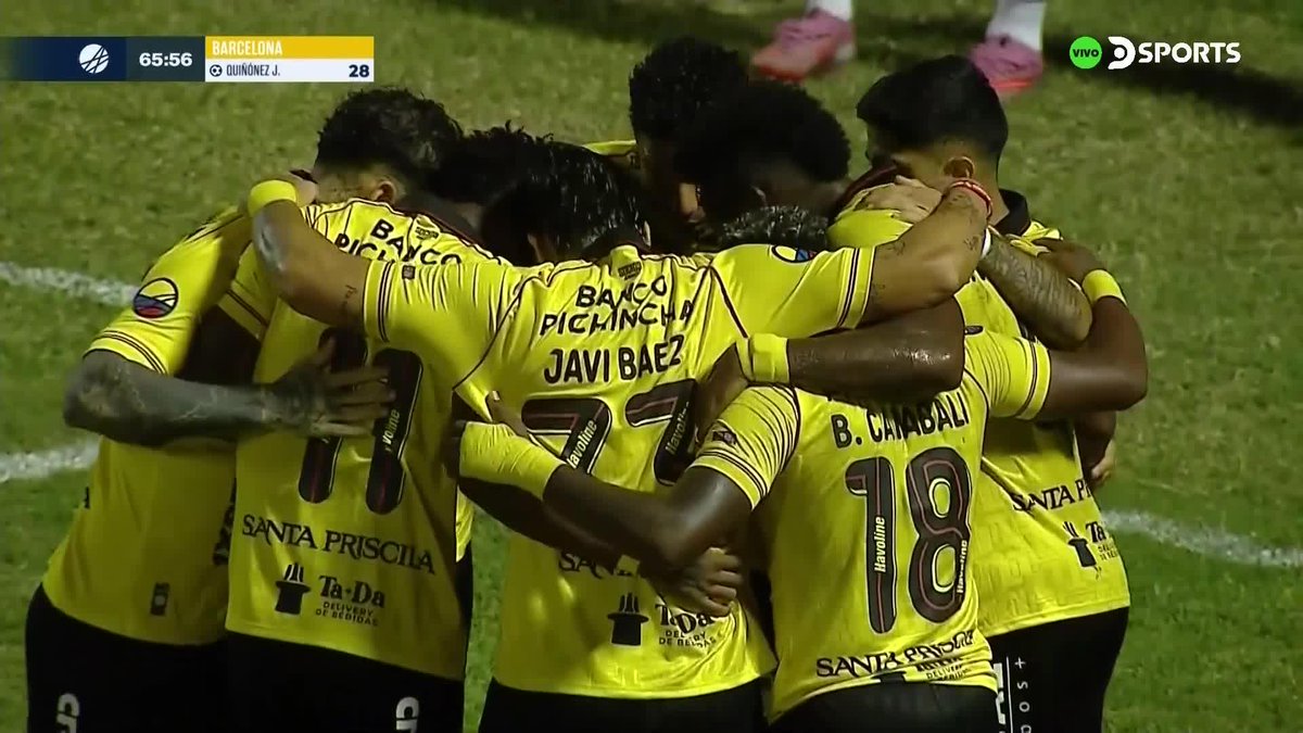 ¡GOOOOL DE BARCELONA SC! Jhonny Quiñónes, de penal, puso el 1-0 contra Liga de Portoviejo. #CopaEcuadorEnDSPORTS