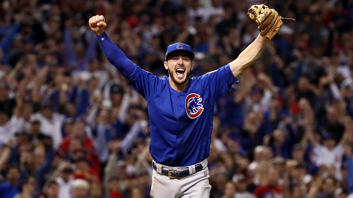Cub fans are celebrating sweeping the Dodgers like they ended a 107 year drought again 😭😭😭😭