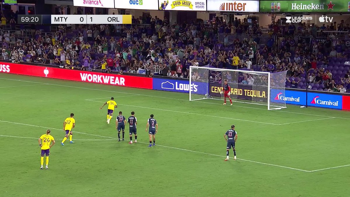 Tyrese Spicer doubles the Orlando City SC lead over Monterrey!