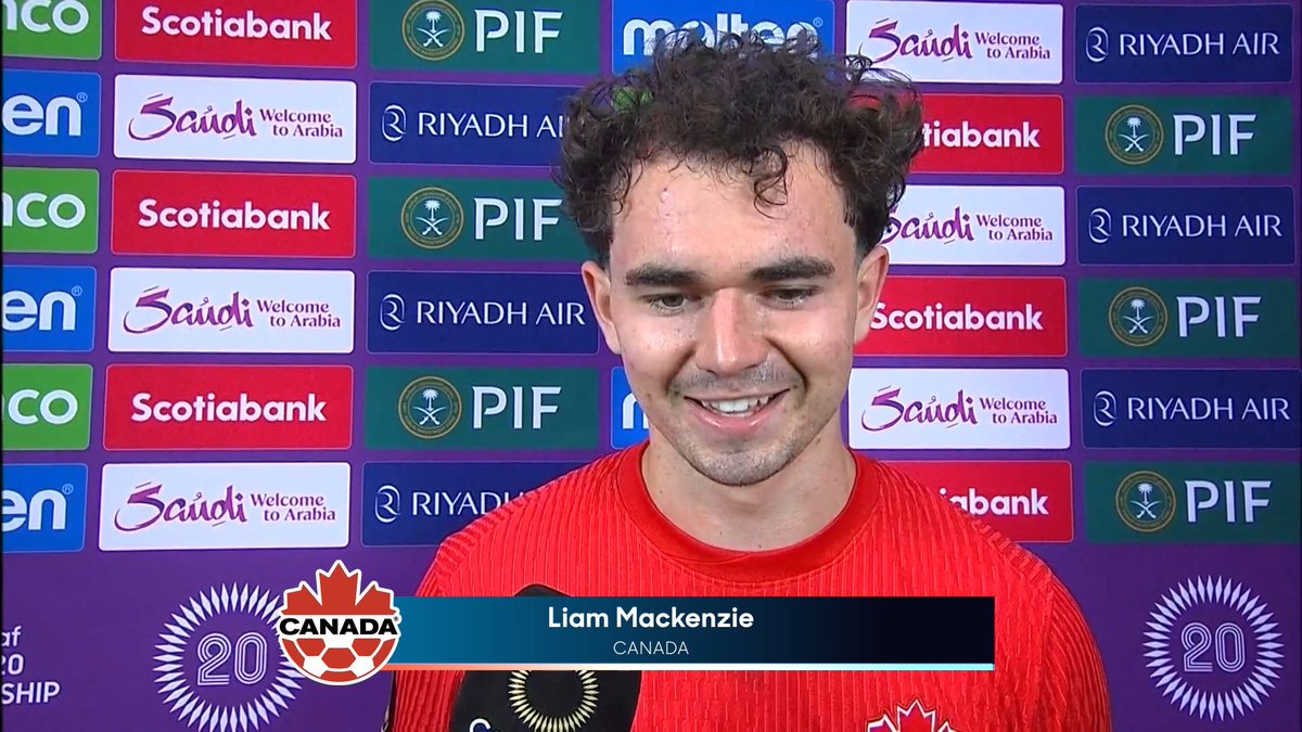 "It's an unreal feeling. We fought so hard for this as a team." Liam MacKenzie celebrates Canada's qualification for the World Cup 👏